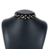 Wholesale Jewelry Modern Style Sweet Simple Style Pearl Rhinestone Flannel Iron Choker