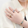 Modular Bracelet Titanium Steel Fruit Style Electroplating Unisex