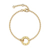 Moissanite Bracelet 925 Silver 18K Gold Plated Cross Jewelry