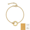 Moissanite Bracelet 925 Silver 18K Gold Plated Cross Jewelry