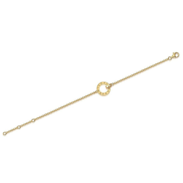 Moissanite Bracelet 925 Silver 18K Gold Plated Cross Jewelry