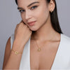 Moissanite Bracelet 925 Silver 18K Gold Plated Cross Jewelry