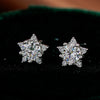 Moissanite Earrings S925 Silver Star Fashion Jewelry For Girls