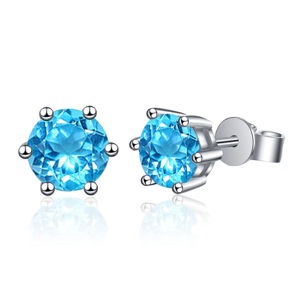 Moissanite Geometric 925 Sterling Silver Goldplated Electroplated Women's Earrings
