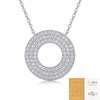 Moissanite Inlaid 925 Sterling Silver Cross Chain Necklace With Letters Numbers Text Pattern For Unisex Fashion Style