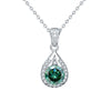 Moissanite Jewelry Set With 925 Sterling Silver Water Drop Design For Women