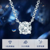 Moissanite Necklace S925 Sterling Silver Geometric Light Luxury Women's