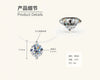 Moissanite Necklace S925 Sterling Silver Gold Plated Geometric O Shaped Chain Electroplating Light Luxury Style Women's