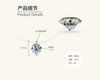 Moissanite Necklace S925 Sterling Silver Gold Plated Geometric O Shaped Chain Electroplating Light Luxury Style Women's
