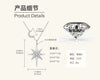 Moissanite Necklace S925 Sterling Silver Gold Plated Geometric O Shaped Chain Electroplating Light Luxury Style Women's