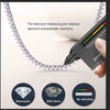 Moissanite Necklace 925 Silver Geometric Style Set With Diamonds