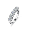 Moissanite Ring S225 Silver Crown Pattern For Women