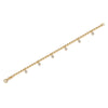 Moissanite Round Bead 925 Silver Bracelet For Female Light Luxury Design