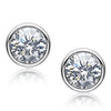Moissanite S925 Sterling Silver Geometric Style Electroplated Earrings For Women
