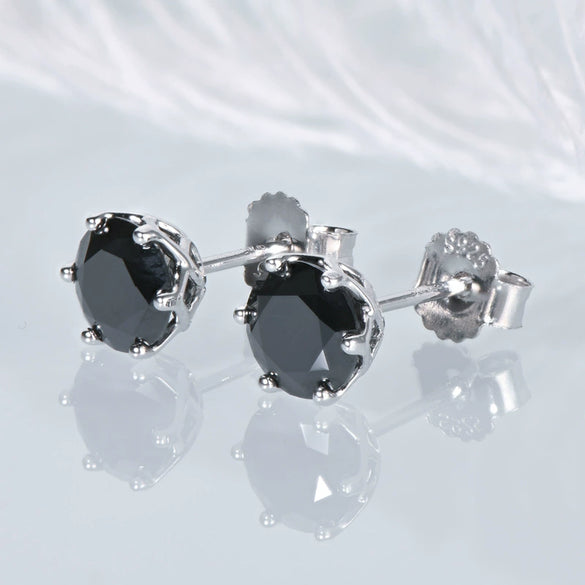 Moissanite S925 Sterling Silver Geometric Style Electroplated Earrings For Women