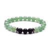 Moon And Star Couple Bracelet With Black Onyx White Pine Stone And Green Aventurine Geometric Beaded Friendship Bracelet