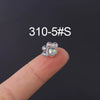 Moonstone Ear Nail Metal Geometric Style Electroplating Jewelry