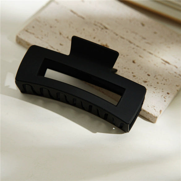 Morandi Color Solid Simple Women's Abs Hair Clip Shark Clip Seiko
