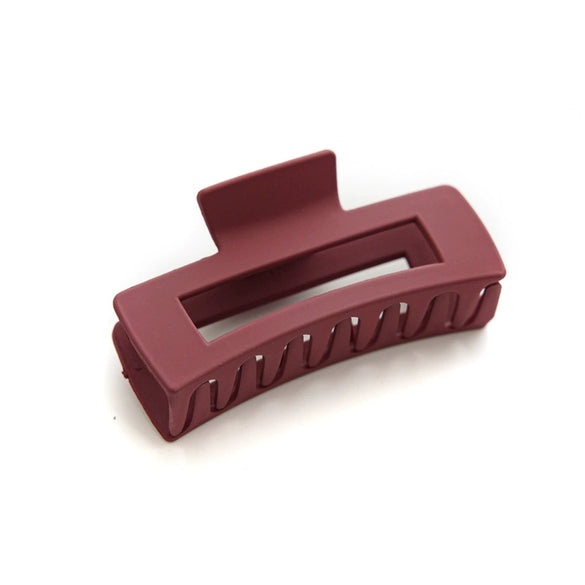 Morandi Color Solid Simple Women's Abs Hair Clip Shark Clip Seiko