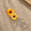 Mori Fairy Style Women's Handmade Pearl Flower Hair Band Bridal Headwear With Sunflower And Daisy Details