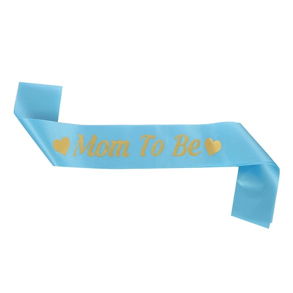 Mother And Baby Party Shoulder Strap Etiquette Belt Sardine Material Hot Stamping Printing