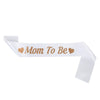 Mother And Baby Party Shoulder Strap Etiquette Belt Sardine Material Hot Stamping Printing