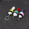Mouse Pendant Plush Keychain