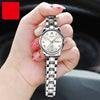 Movement Mechanical Women's Watch Alloy Tungsten Steel Color Round Dial Waterproof