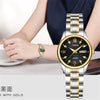 Movement Mechanical Women's Watch Alloy Tungsten Steel Color Round Dial Waterproof