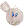 Multi Color Gradient Butterfly Stainless Steel And Copper Necklace With Electroplating Treatment