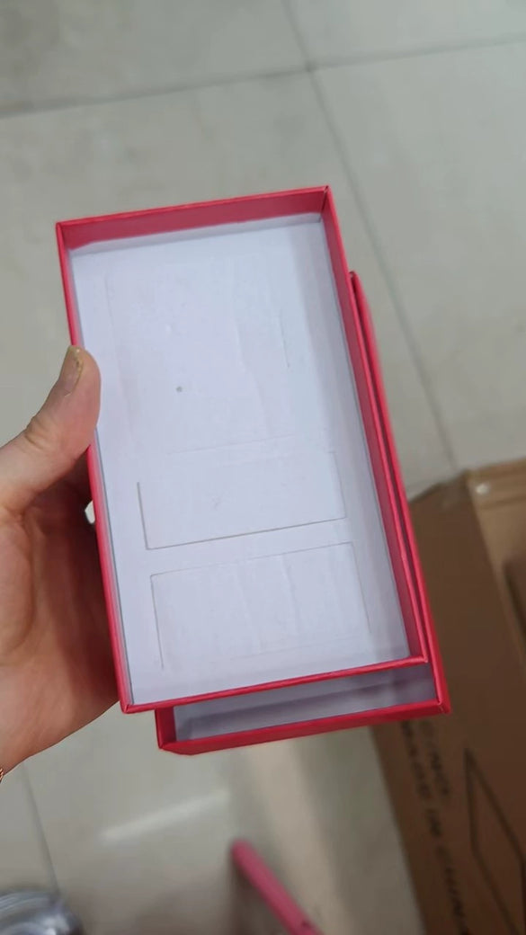 Multi Function Square Watch Box Metal Paper Pu Coated Glass Unisex