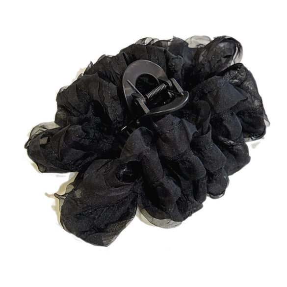Multi Layer Bow Handmade Mesh Grab Clip Headwear For Girls