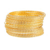 Multi Layer Stacked Geometric Metal Alloy Iron Electroplated Unisex Bracelet Set
