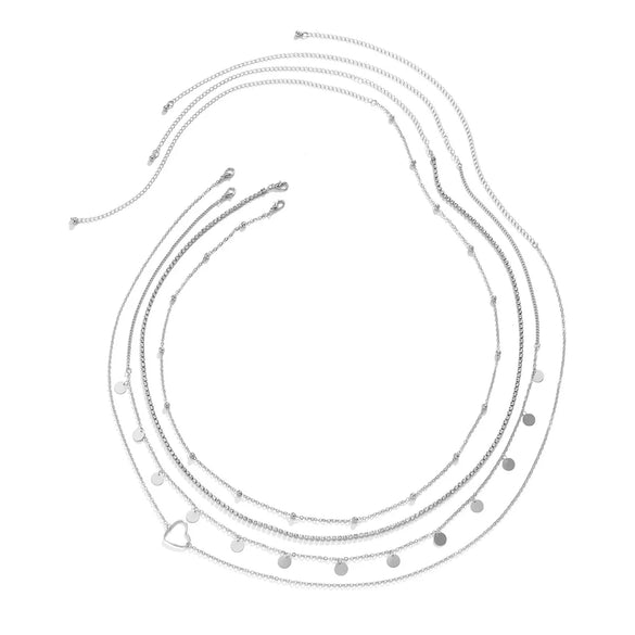 Multi-Layer Tassel Sequined Metal Waist Beach Rhinestone Alloy Body Chain