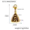 Multiaccessory Necklace Bracelet 316L Stainless Steel Furnace Vacuum Plated With Devil's Eye Pattern In Colorful Style