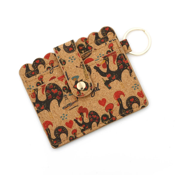 Multicard Card Bag Small Wallet Coin Purse Retro Exquisite Pu Animals Printed For Women