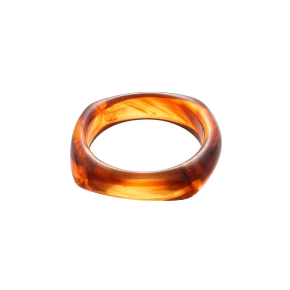 Multicolor Shaped Acrylic Resin Women's Handmade Light Luxury Niche Design Exaggerated Irregular Geometric Bracelet