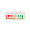 Multifunctional Alloy Geometric Expression Mood Conversion Energy Sliding Brooch Jewelry With Electroplating