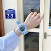 Multifunctional Couple's Sports Electronic Watch Plastic Case Silicone Strap
