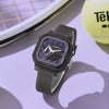 Multifunctional Electronic Jelly Silicone Watch For Students Square Dial Plastic Case And Mirror