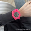 Multifunctional Electronic Watch Plastic Case Silicone Strap Sports Style Universal Gender