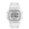Multifunctional Electronic Waterproof Resin Strap Sports Watch With Round Dial And Mineral Strengthened Mirror For Teenagers And Students