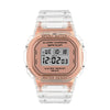 Multifunctional Electronic Waterproof Resin Strap Sports Watch With Round Dial And Mineral Strengthened Mirror For Teenagers And Students