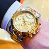 Multifunctional Fully Automatic Mechanical Men's Watch With Round Dial Stainless Steel Case And Alloy Strap