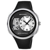 Multifunctional Outdoor Sports Watch Plastic Strap Stainless Steel Clasp Round Dial Resin Case