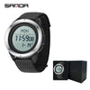 Multifunctional Outdoor Sports Watch Zinc Alloyabs Case Nylon Strap Round Dial Fstn Screen
