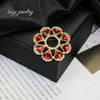 Multifunctional Rhinestone Brooch Zinc Alloy Geometric Electroplating For Women And Unisex