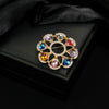 Multifunctional Rhinestone Brooch Zinc Alloy Geometric Electroplating For Women And Unisex