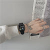 Multifunctional Sports Luminous Led Disposable Electronic Watch Plastic Case And Strap Rectangular Dial Minimalist And Sporty Style For Students