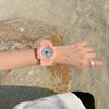 Multifunctional Unicorn Electronic Watch Plastic Case Plastic Mirror Silicone Strap Leisure Style Waterproof For Students